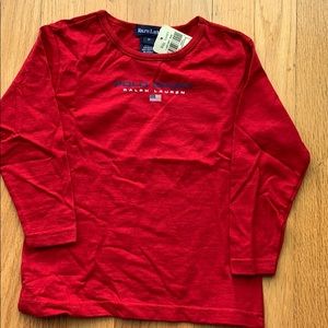 🇺🇸 🌺 NWT Ralph Lauren Red Sz3T